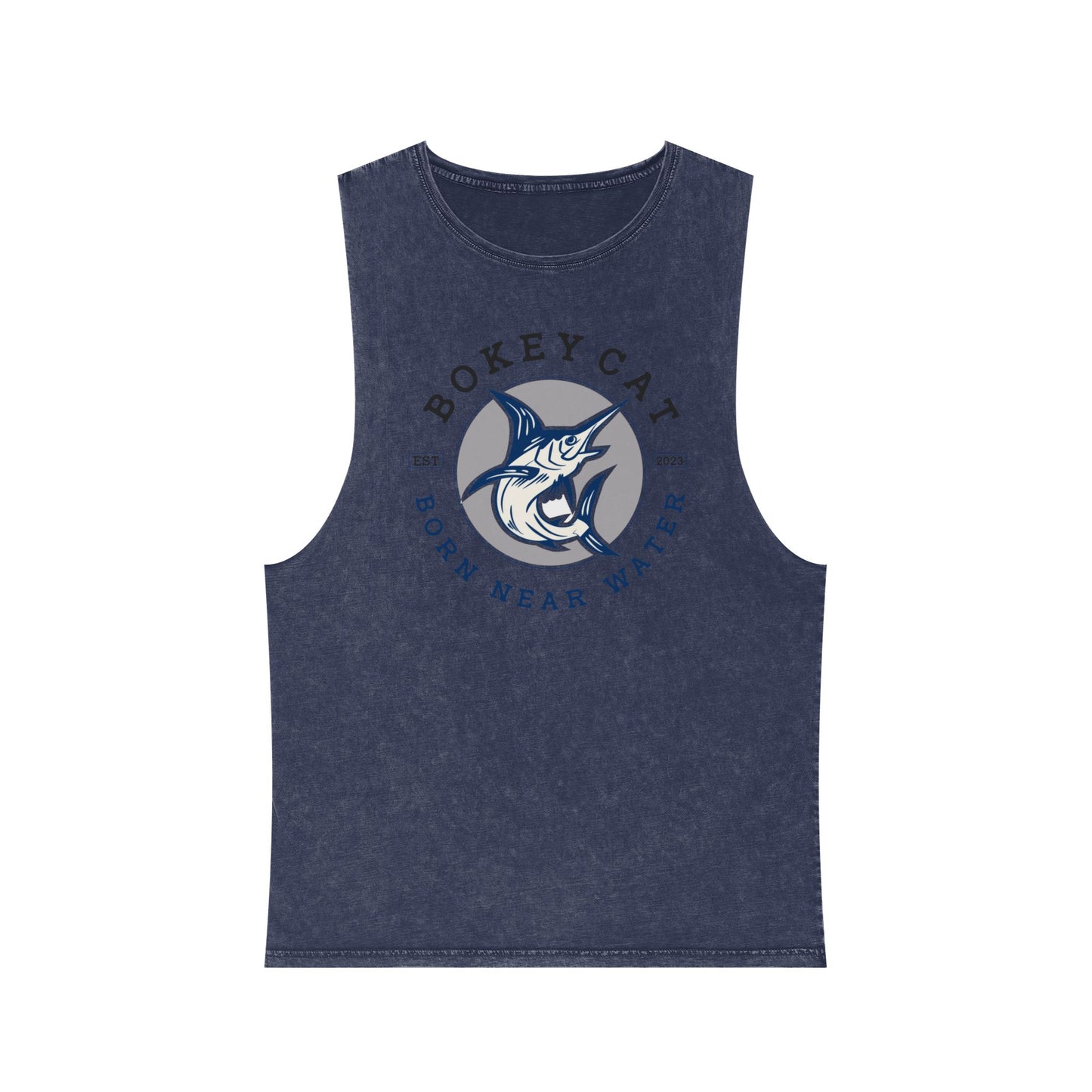 BokeyCat Unisex Stonewash Tank Top