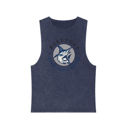 BokeyCat Unisex Stonewash Tank Top