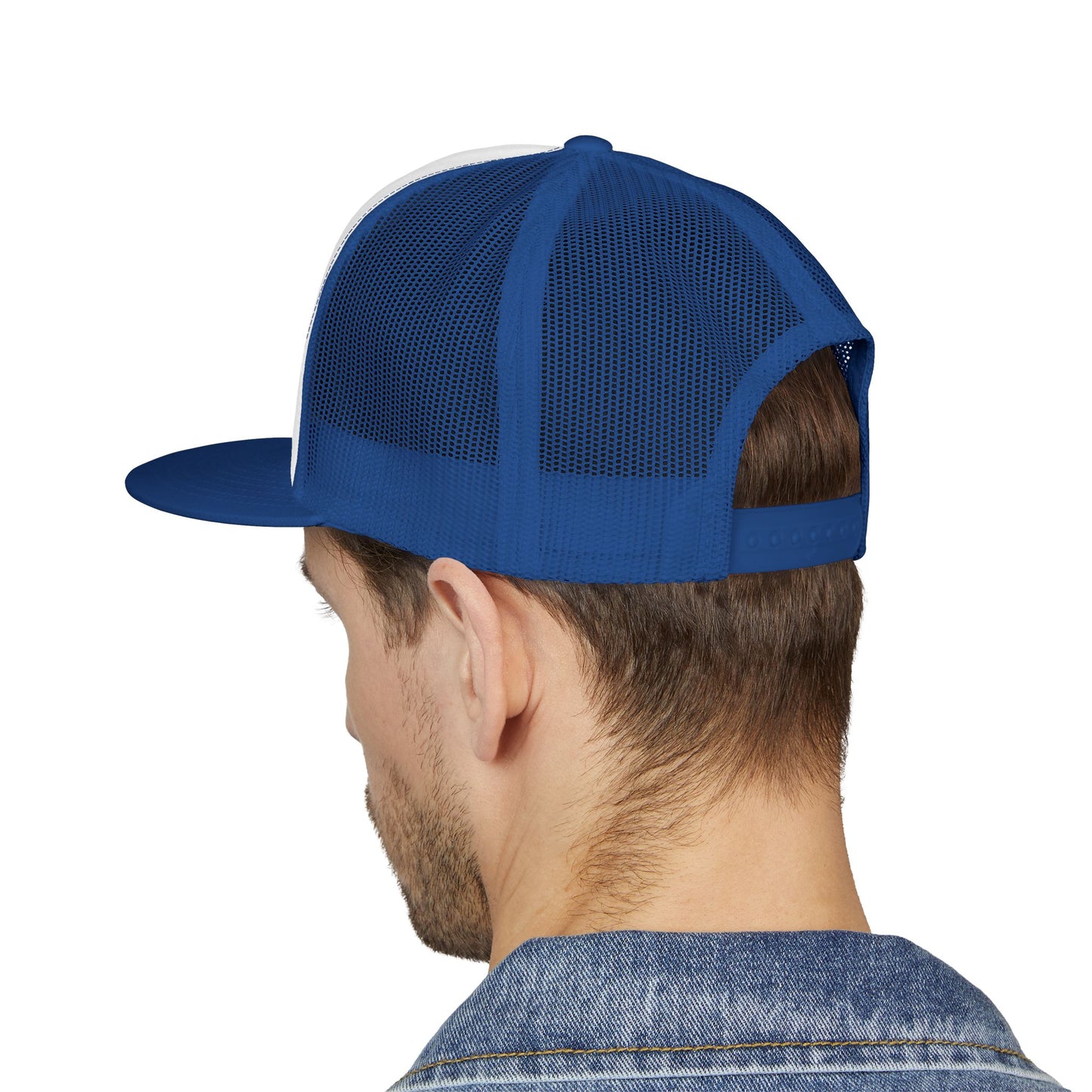 BokeyCat 5 Panel Trucker Cap  Embroidery Logo