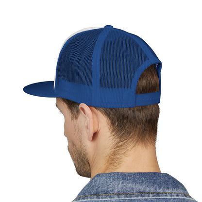 BokeyCat 5 Panel Trucker Cap  Embroidery Logo
