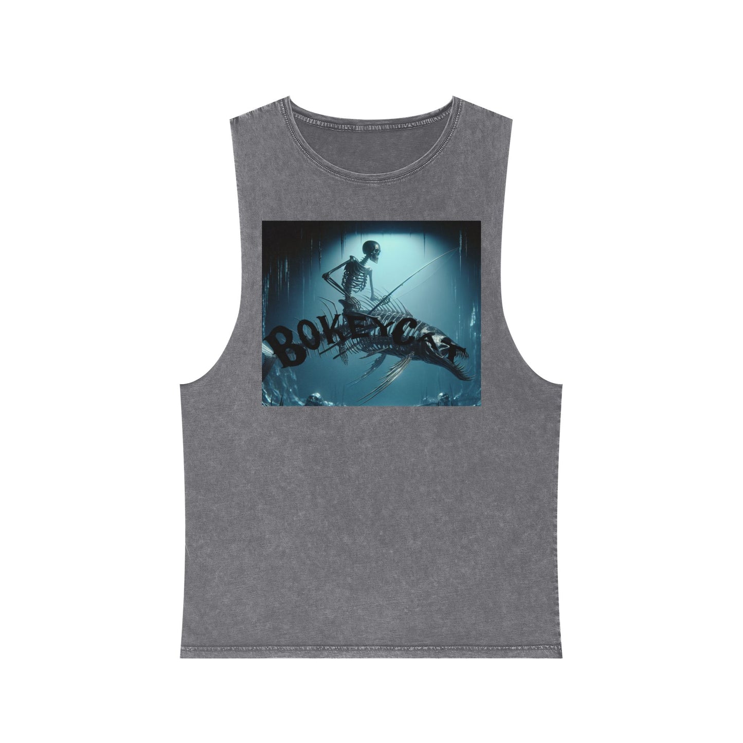 BokeyCat Unisex Stonewash Tank Top