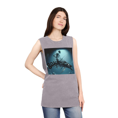 BokeyCat Unisex Stonewash Tank Top