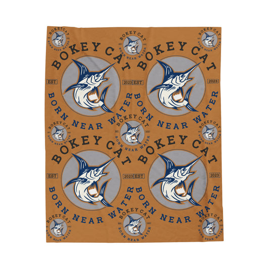 BokeyCat Velveteen Plush Blanket