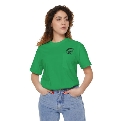 BokeyCat Unisex Heavy Cotton Pocket Tee