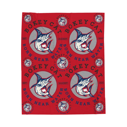 BokeyCat Velveteen Plush Blanket