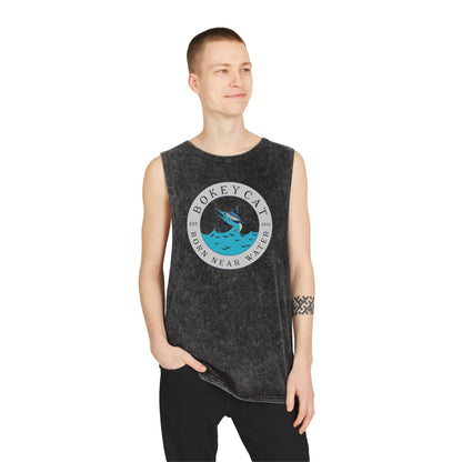 BokeyCat Unisex Stonewash Tank Top