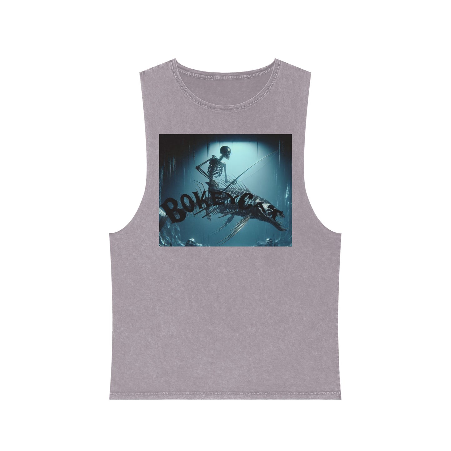 BokeyCat Unisex Stonewash Tank Top