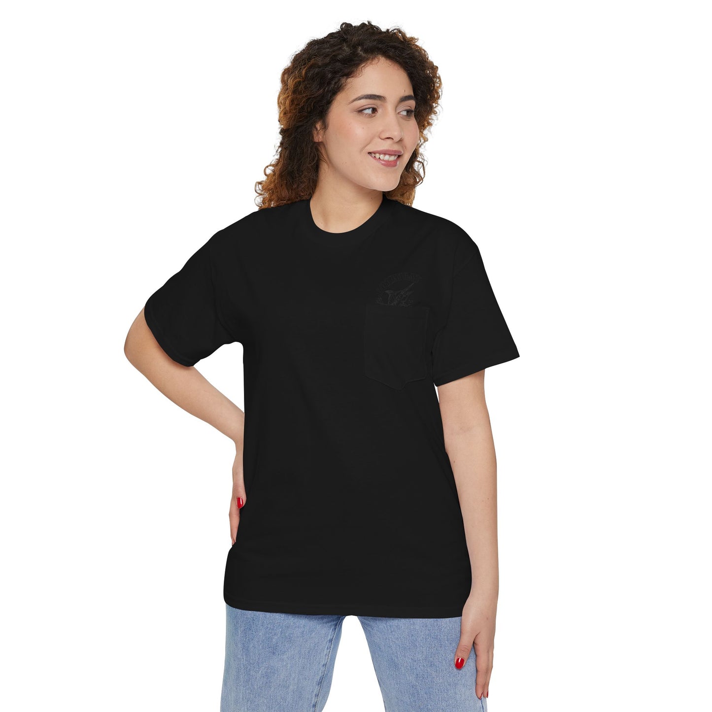 BokeyCat Unisex Heavy Cotton Pocket Tee