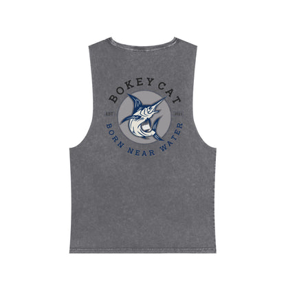 BokeyCat Unisex Stonewash Tank Top