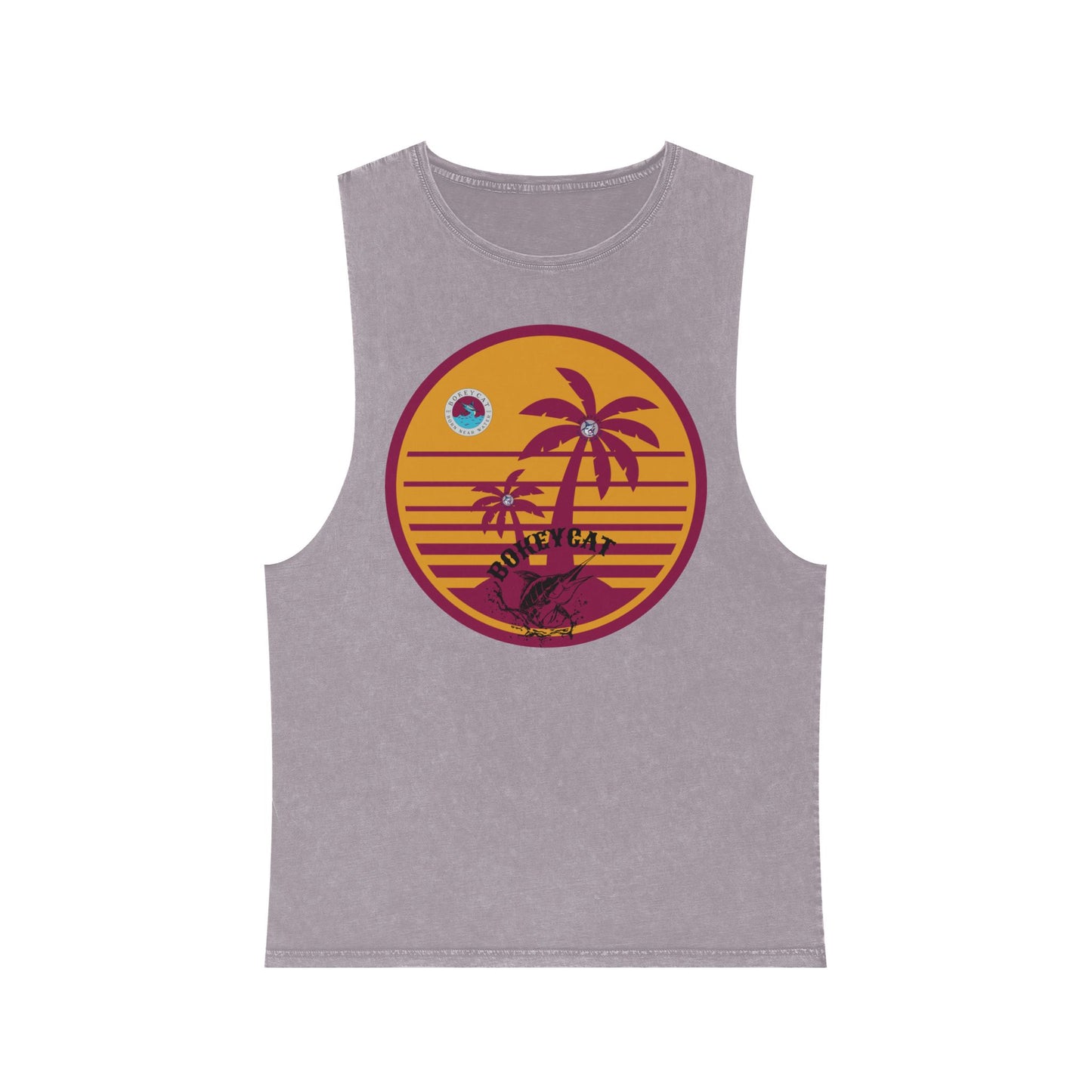 BokeyCat Unisex Stonewash Tank Top