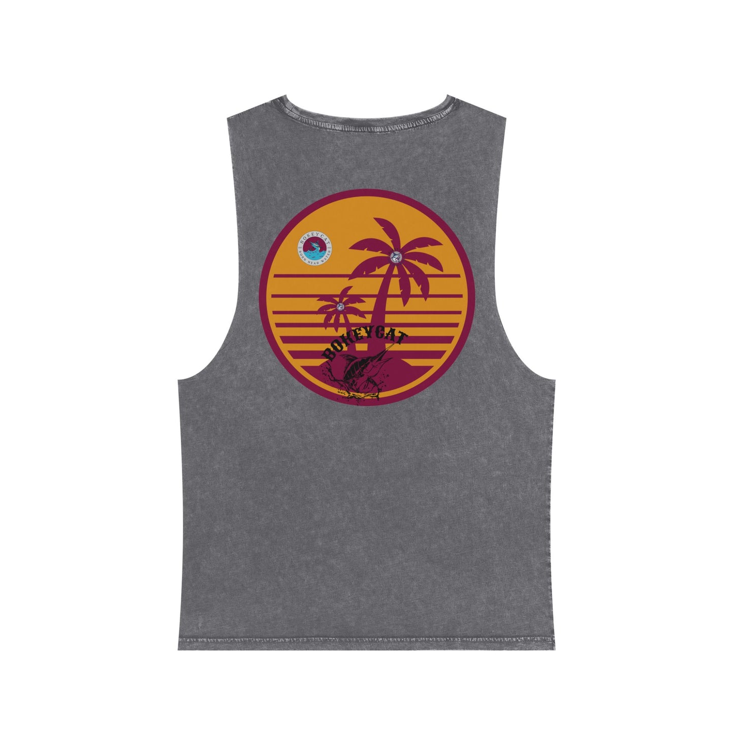 BokeyCat Unisex Stonewash Tank Top