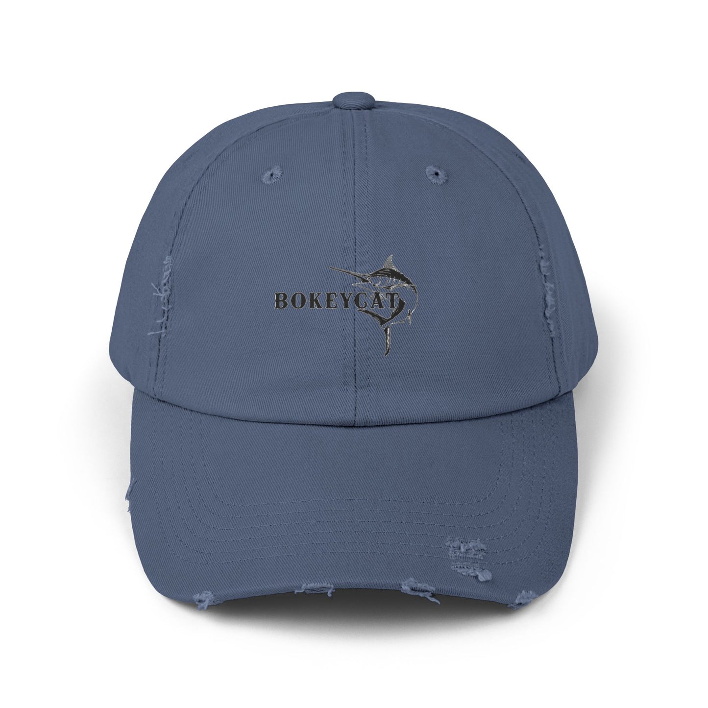 BokeyCat Unisex Distressed Cap