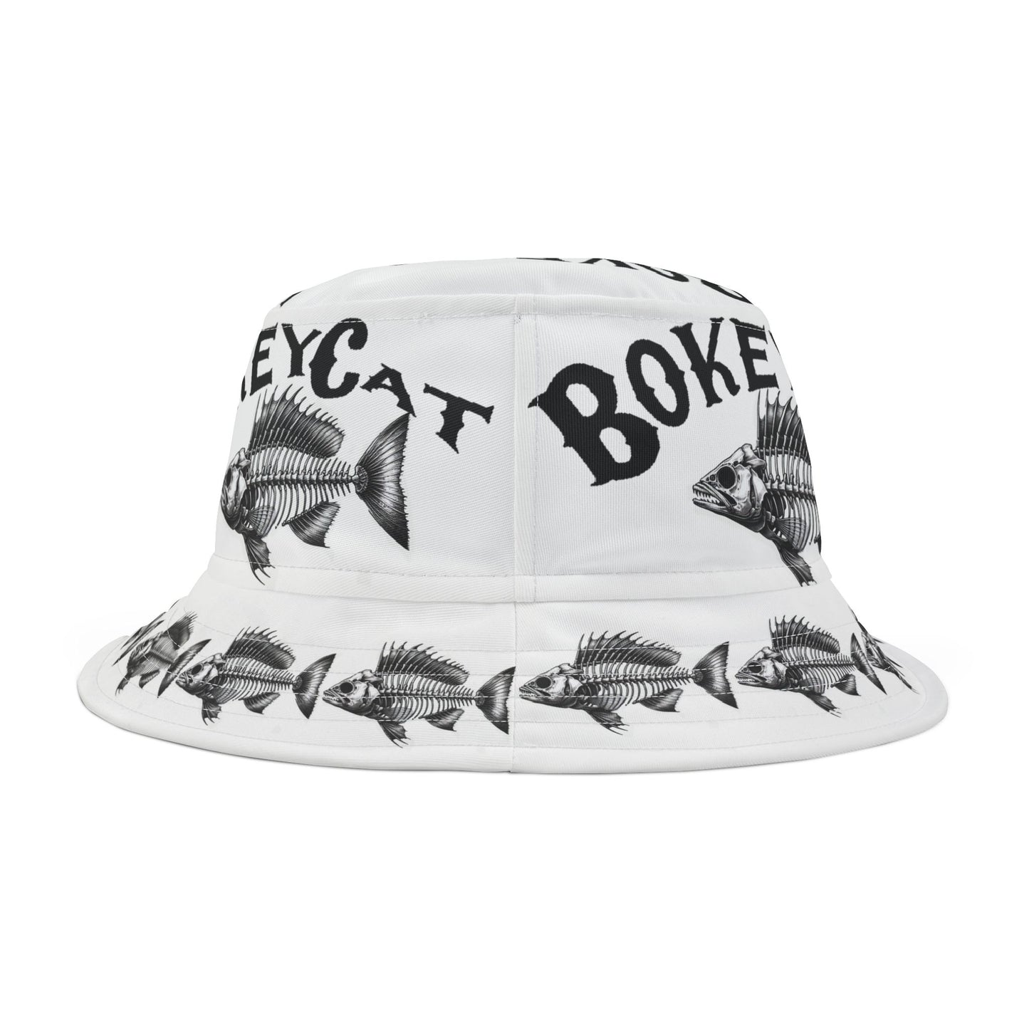 BokeyCat Bones Bucket Hat. Price reduced to offset shipping cost.