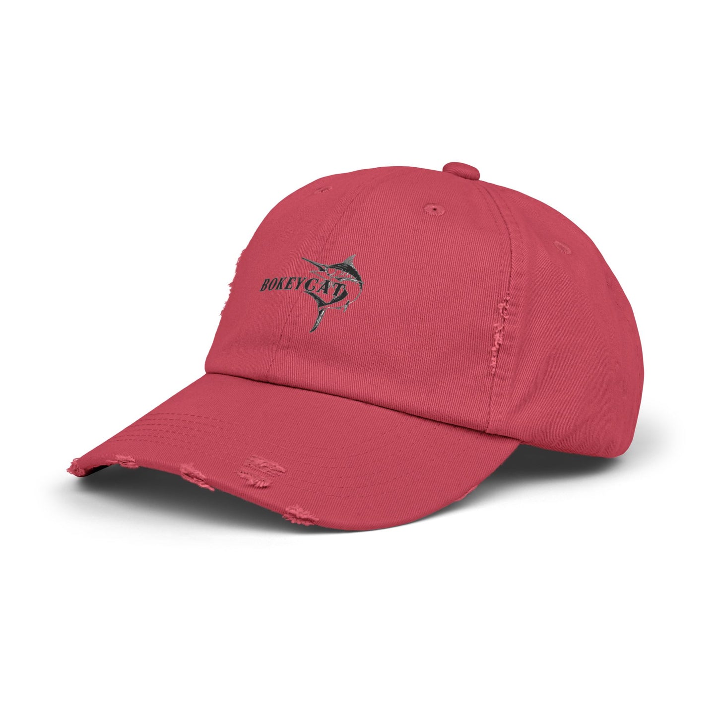 BokeyCat Unisex Distressed Cap