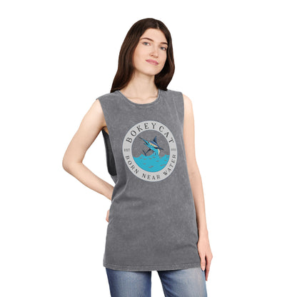 BokeyCat Unisex Stonewash Tank Top