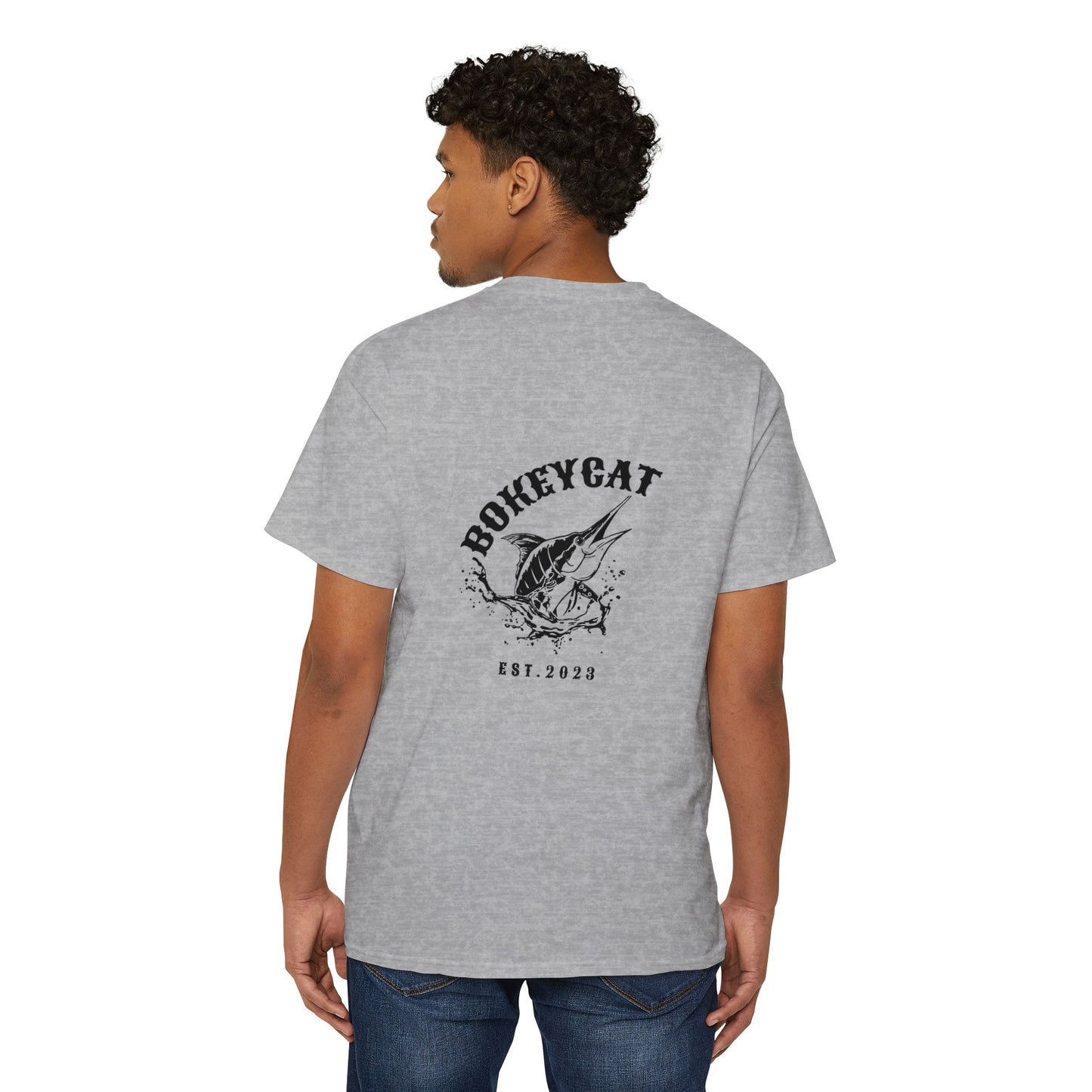BokeyCat Unisex Heavy Cotton Pocket Tee