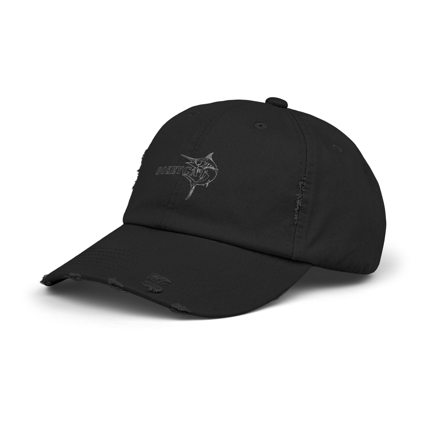 BokeyCat Unisex Distressed Cap
