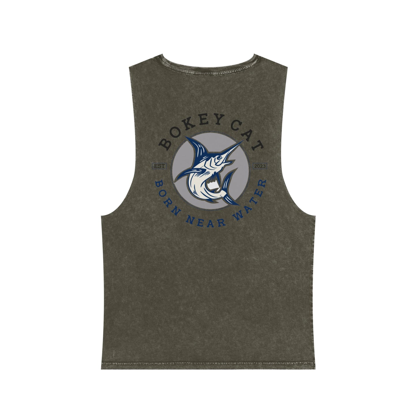 BokeyCat Unisex Stonewash Tank Top