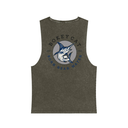 BokeyCat Unisex Stonewash Tank Top