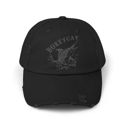 BokeyCat Unisex Distressed Cap