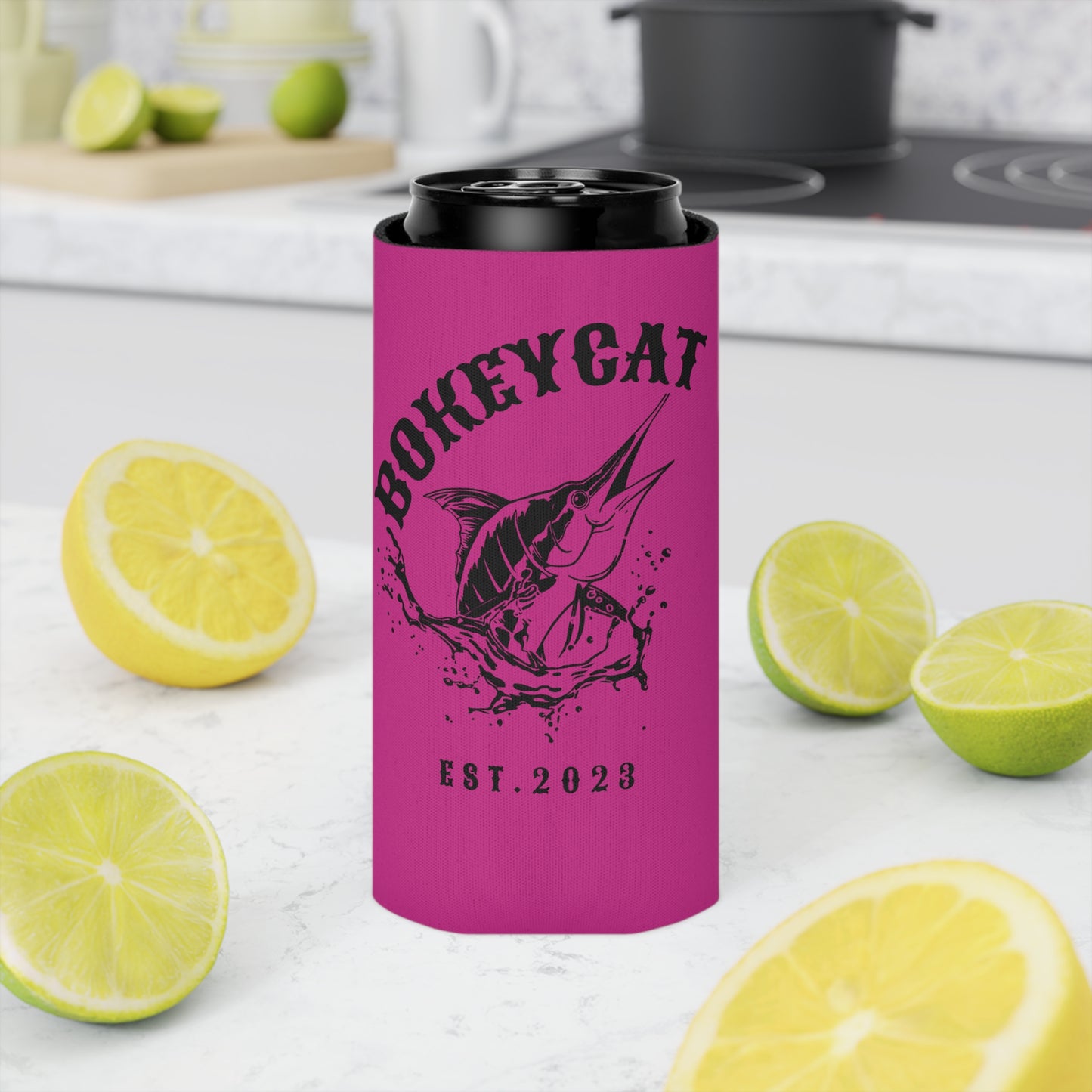 BokeyCat Can Cooler