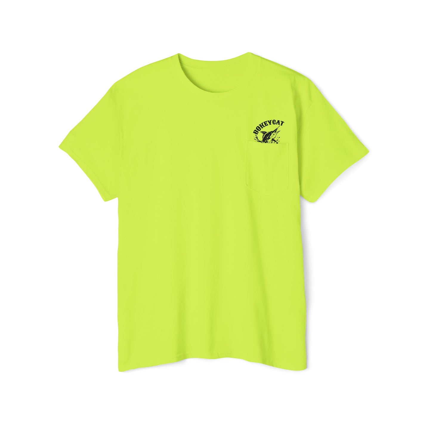 BokeyCat Unisex Heavy Cotton Pocket Tee