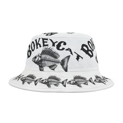 BokeyCat Bones Bucket Hat. Price reduced to offset shipping cost.