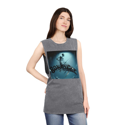 BokeyCat Unisex Stonewash Tank Top