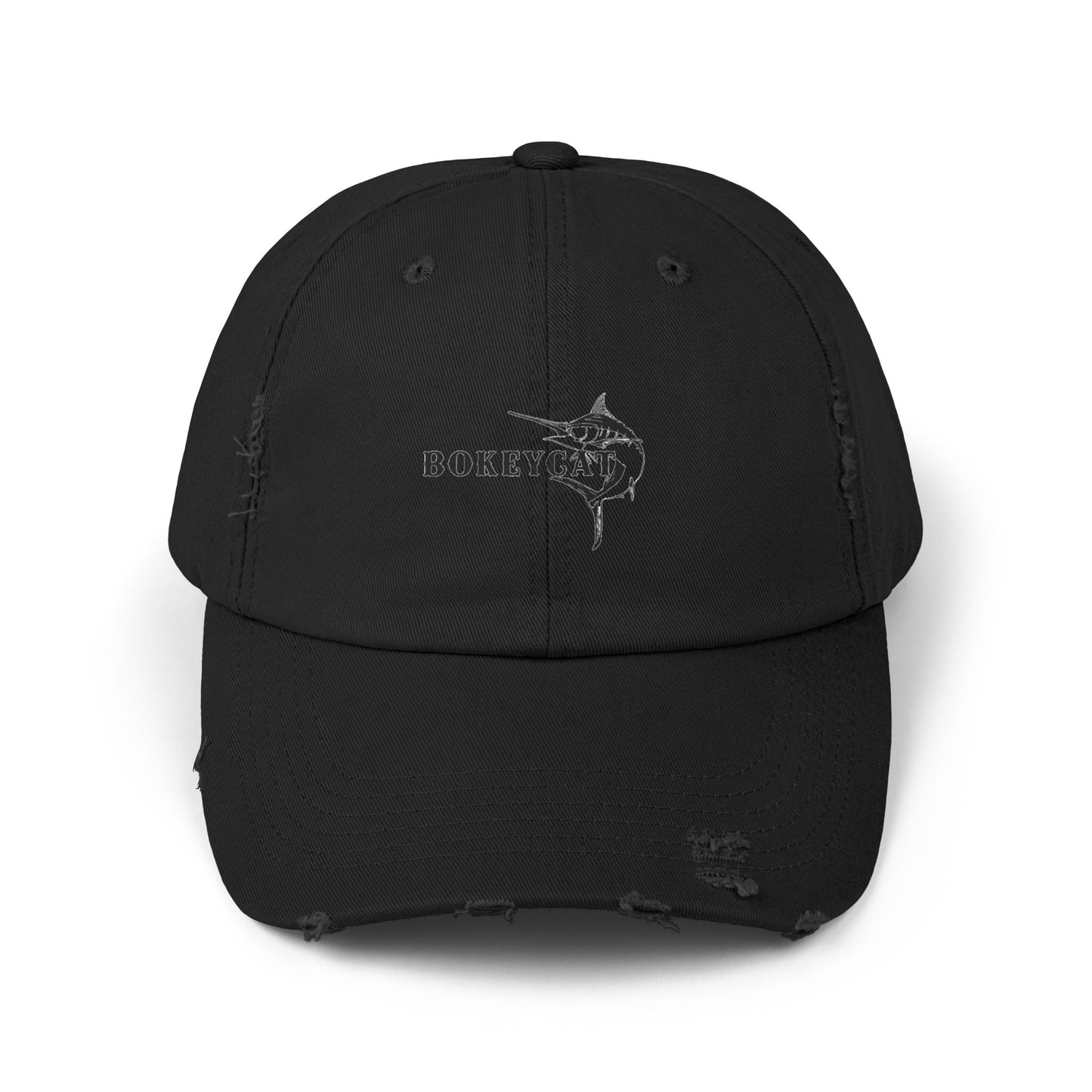 BokeyCat Unisex Distressed Cap
