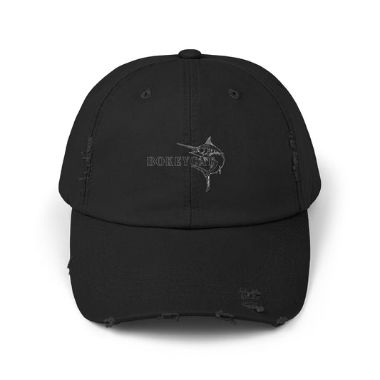 BokeyCat Unisex Distressed Cap
