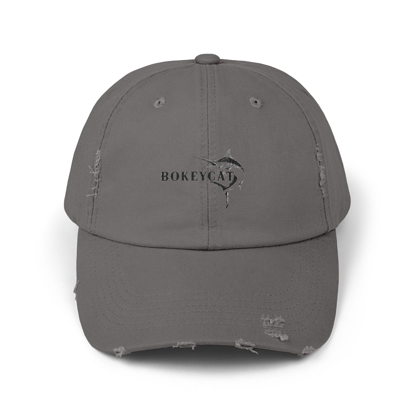 BokeyCat Unisex Distressed Cap