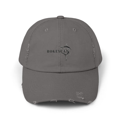 BokeyCat Unisex Distressed Cap