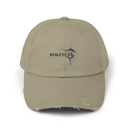 BokeyCat Unisex Distressed Cap