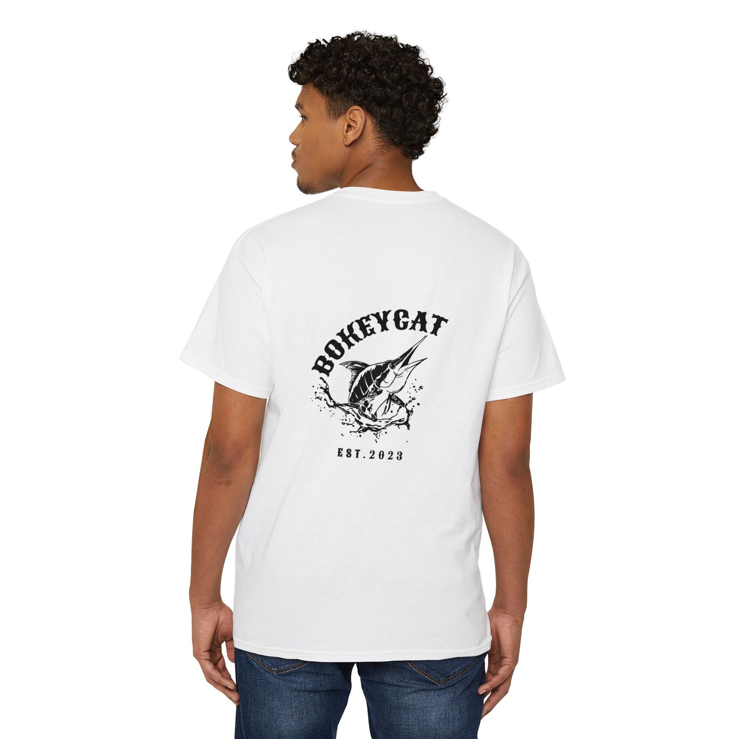 BokeyCat Unisex Heavy Cotton Pocket Tee
