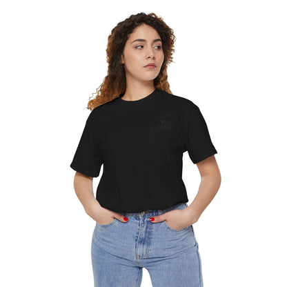 BokeyCat Unisex Heavy Cotton Pocket Tee