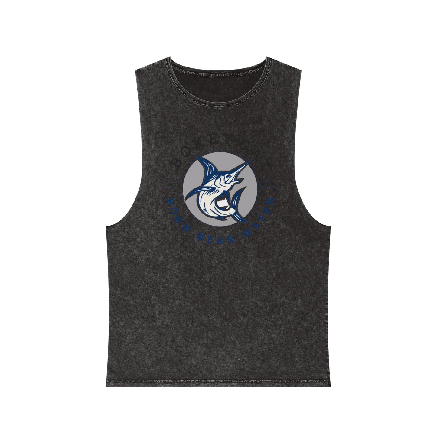 BokeyCat Unisex Stonewash Tank Top