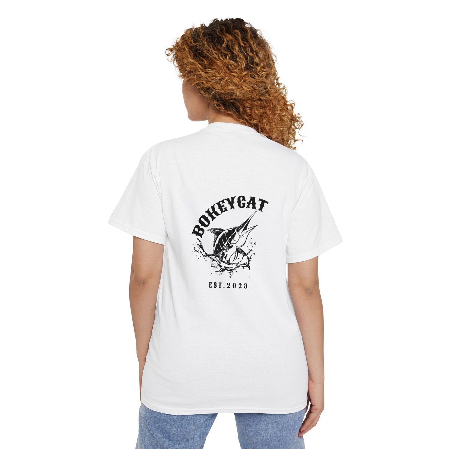 BokeyCat Unisex Heavy Cotton Pocket Tee