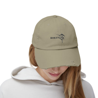 BokeyCat Unisex Distressed Cap