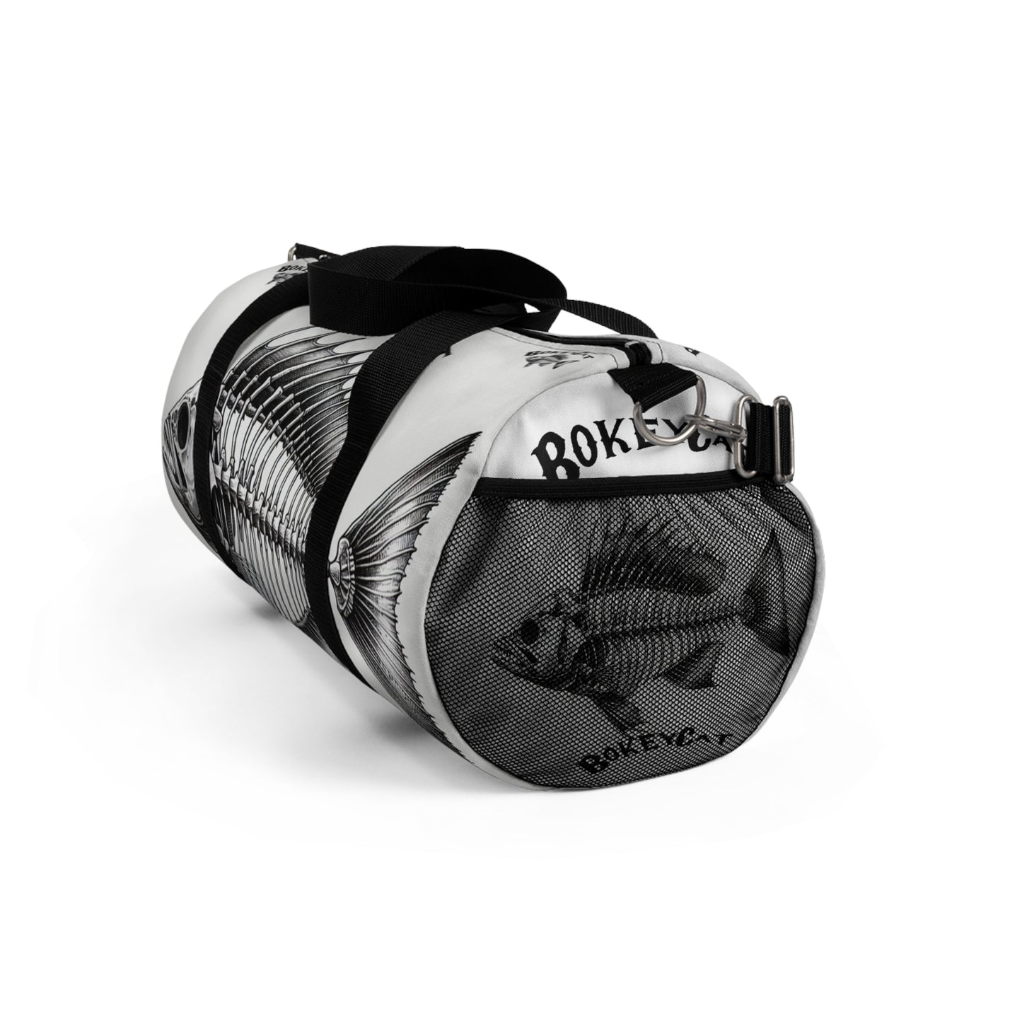 BokeyCat Bones Duffel Bag, Gym Bag, Fishing Gear Bag