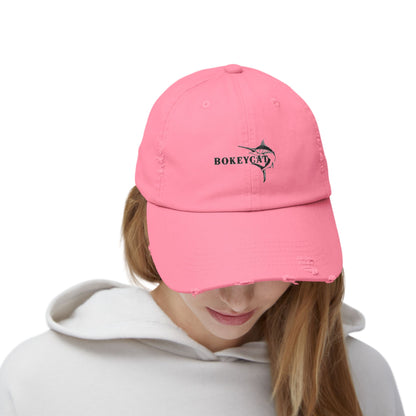 BokeyCat Unisex Distressed Cap