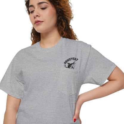 BokeyCat Unisex Heavy Cotton Pocket Tee