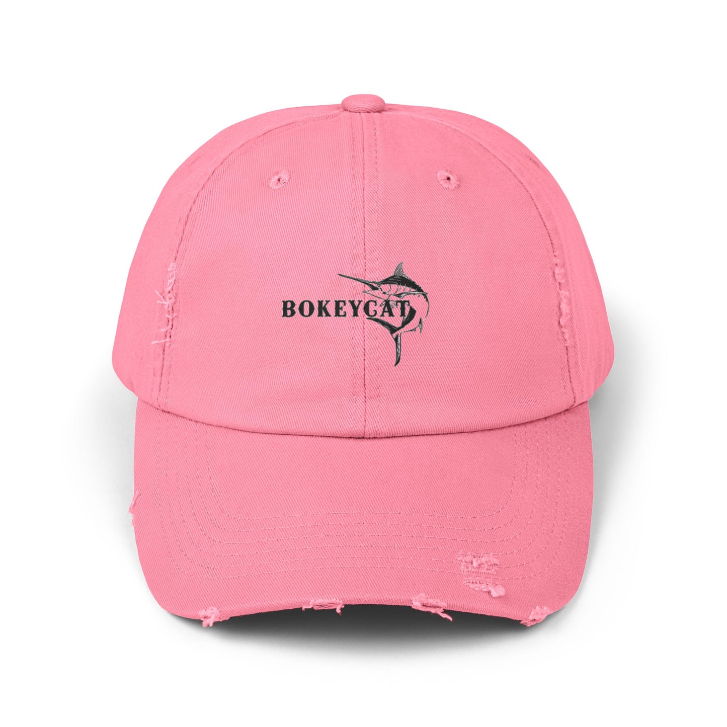 BokeyCat Unisex Distressed Cap