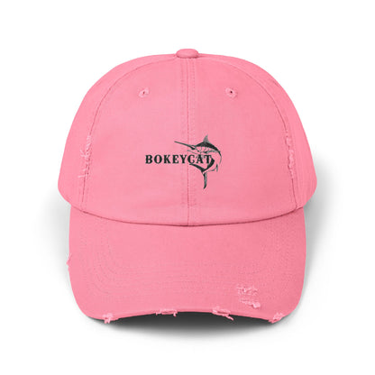 BokeyCat Unisex Distressed Cap