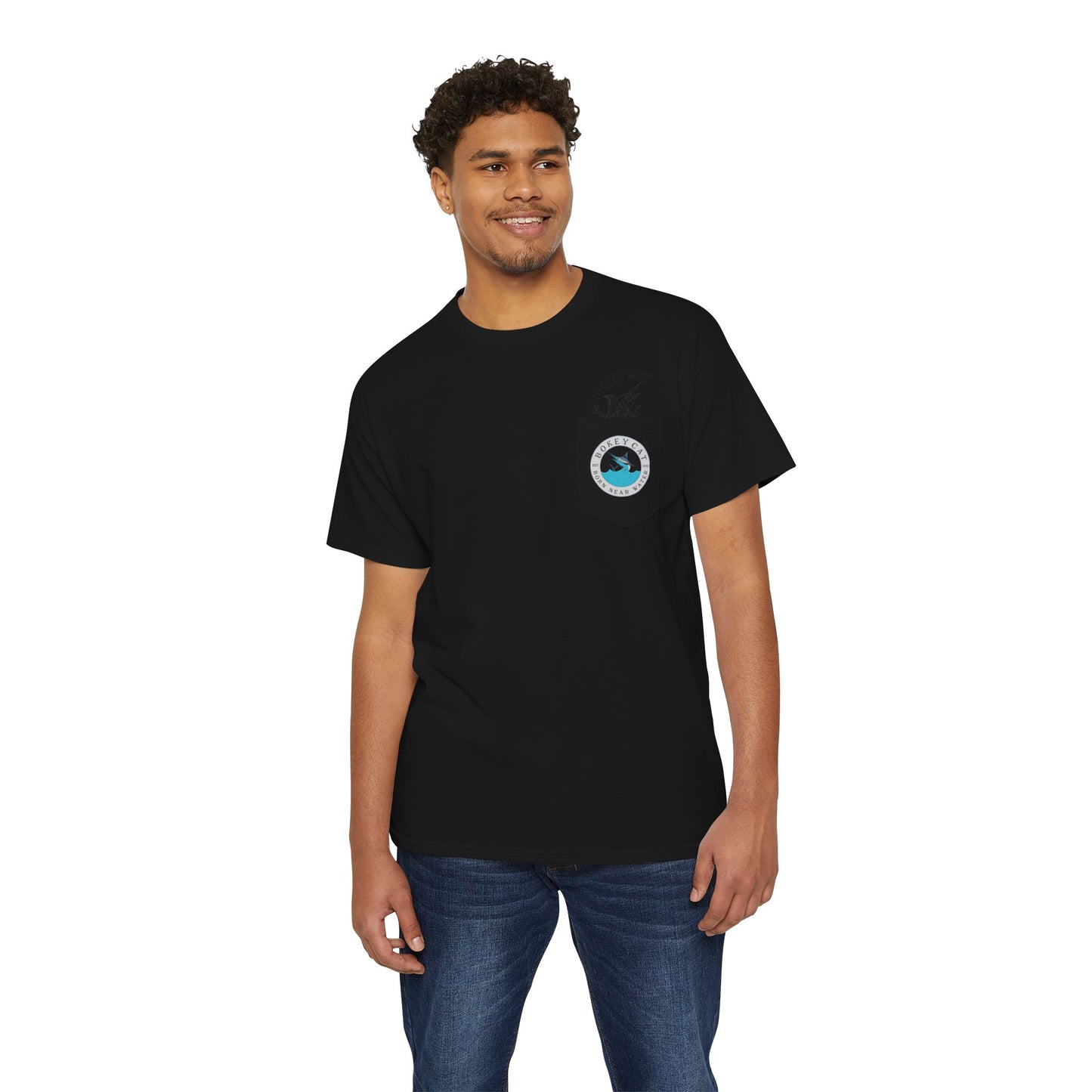 BokeyCat Heavy Cotton Pocket Tee
