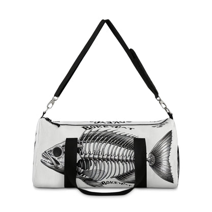 BokeyCat Bones Duffel Bag, Gym Bag, Fishing Gear Bag