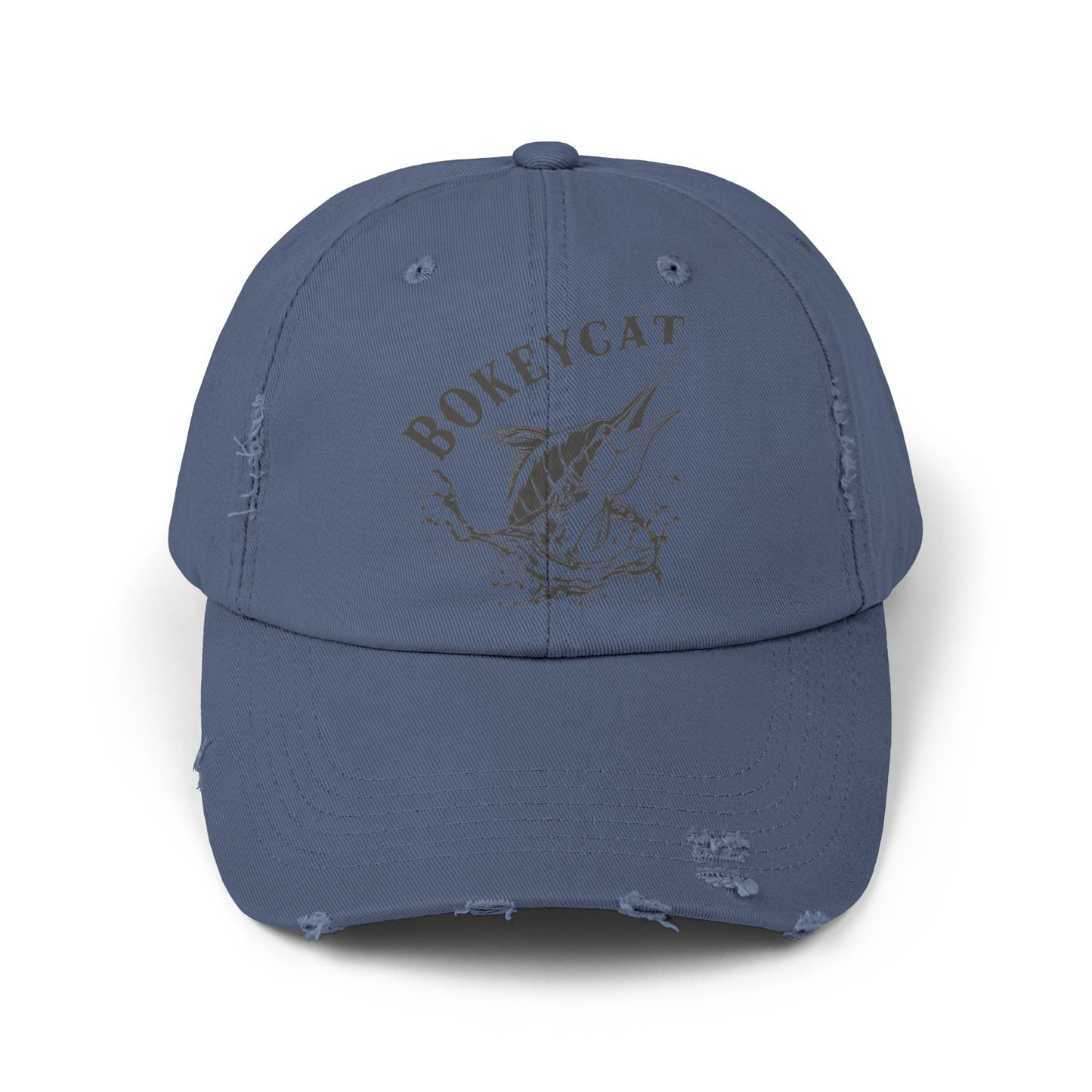 BokeyCat Unisex Distressed Cap