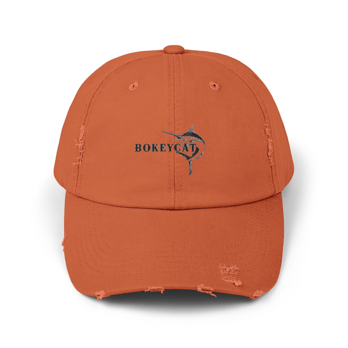 BokeyCat Unisex Distressed Cap