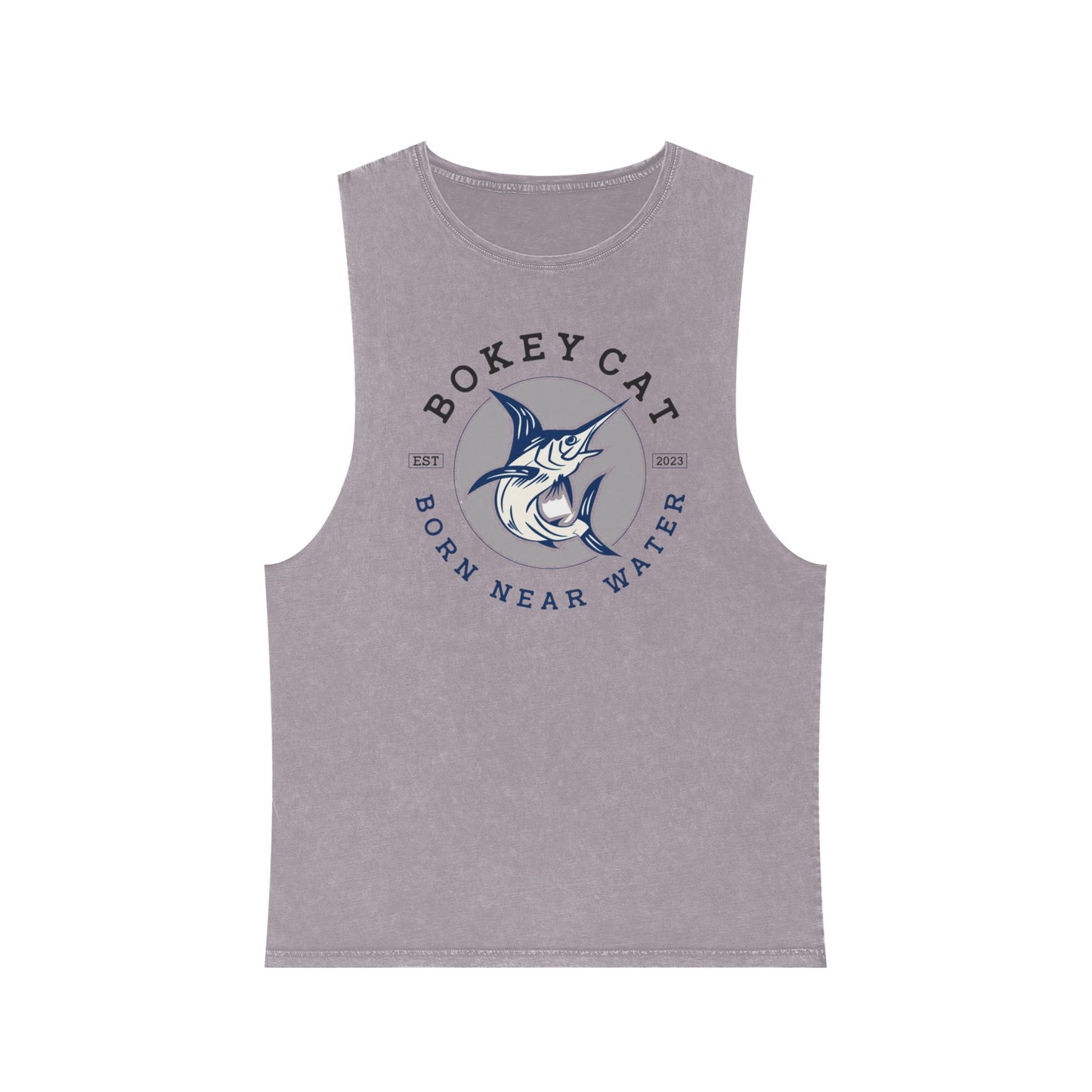 BokeyCat Unisex Stonewash Tank Top