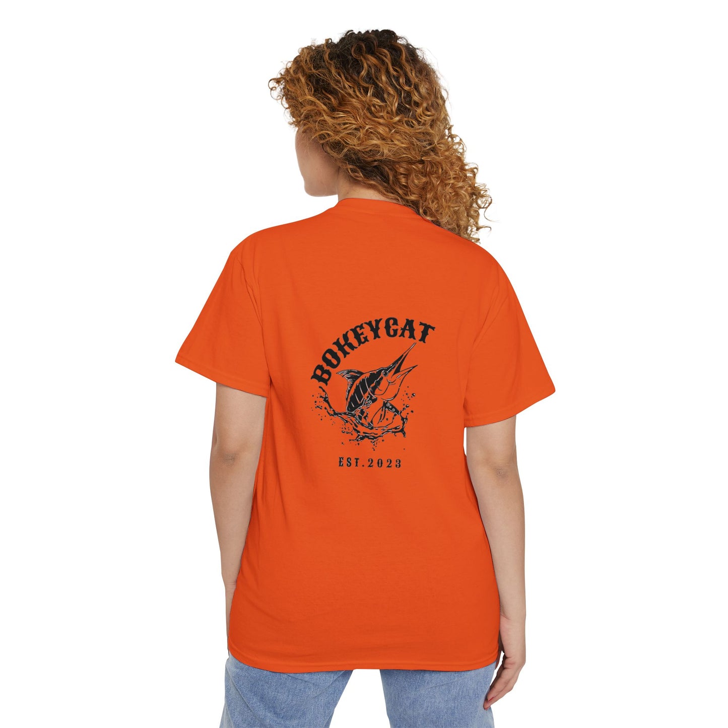 BokeyCat Unisex Heavy Cotton Pocket Tee