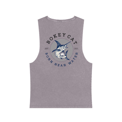BokeyCat Unisex Stonewash Tank Top